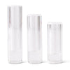 Prism Cut Crystal Bud Vases