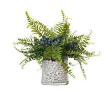  Mazzy Vase w/Blueberry Fern Arrangement