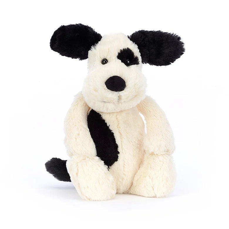 Bashful Black & Cream Puppy Med