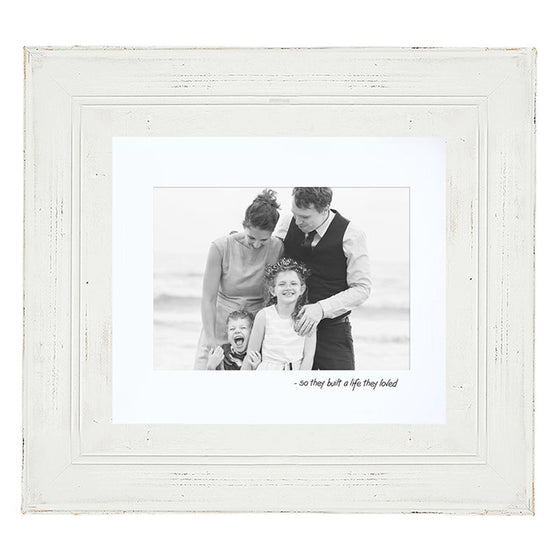 Face to Face Photo Frame - They Built A Life