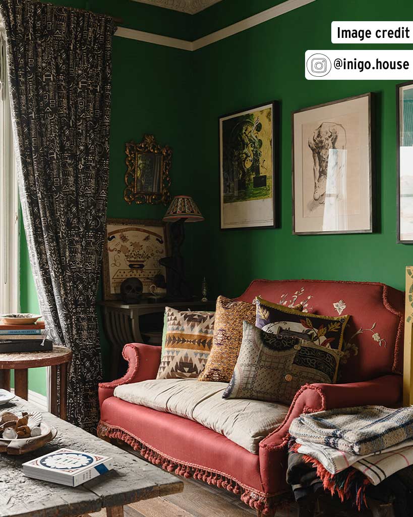 Schinkel Green Wall Paint