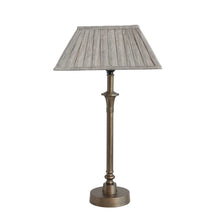  Metal Table Lamp w/Linen Shade