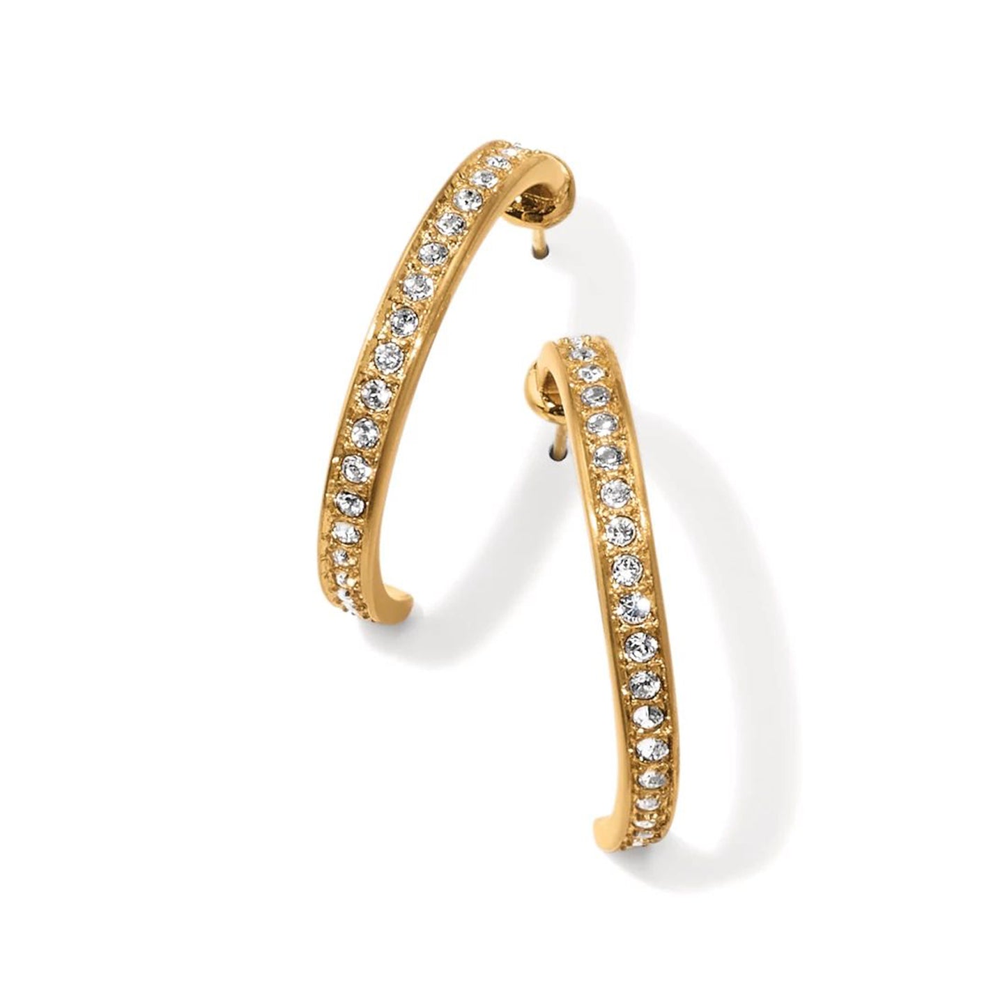 Meridian Zenith Medium Hoop Earrings, Gold