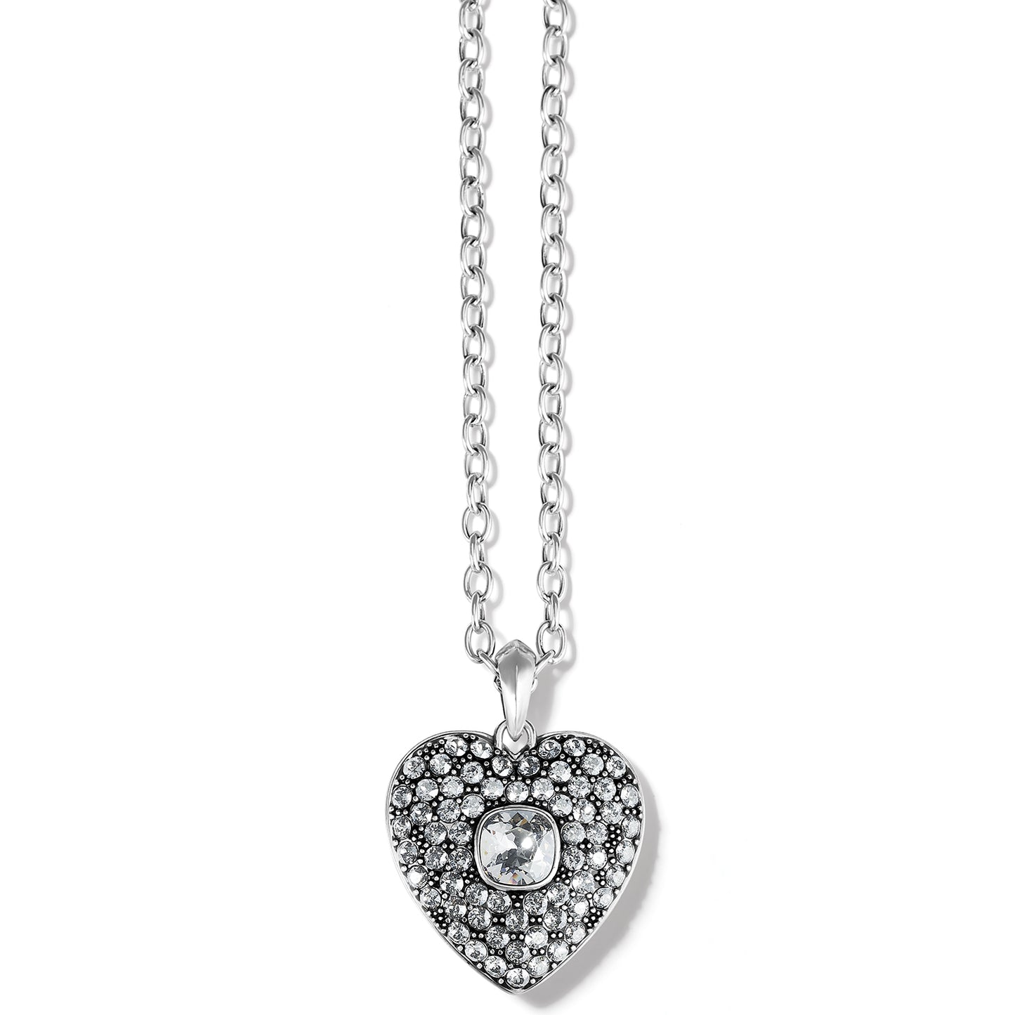 Adela Heart Convertible Necklace, Stone