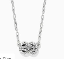  Interlok Harmony Pave Knot Necklace