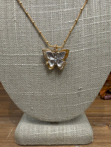  Everbloom Two Tone Butterfly Necklace