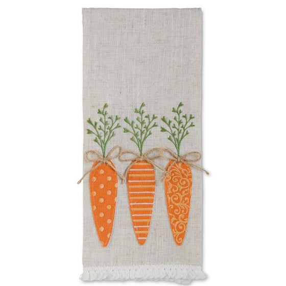 Easter Towel w/Carrots