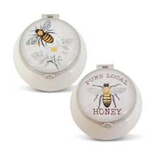  White Porcelain Bee Trinket Box