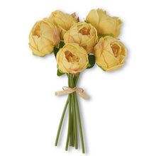  Yellow Real Touch Peony Bundle