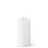 White Wax Luminara Medium Pillar Indoor Candle