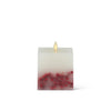 White Wax Berry Indoor Square Luminara Candle