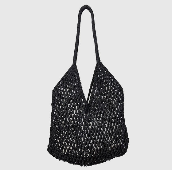 Anju Lucia Open Weave Tote