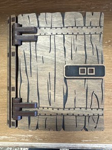  Wood Book Style Keepsake Box