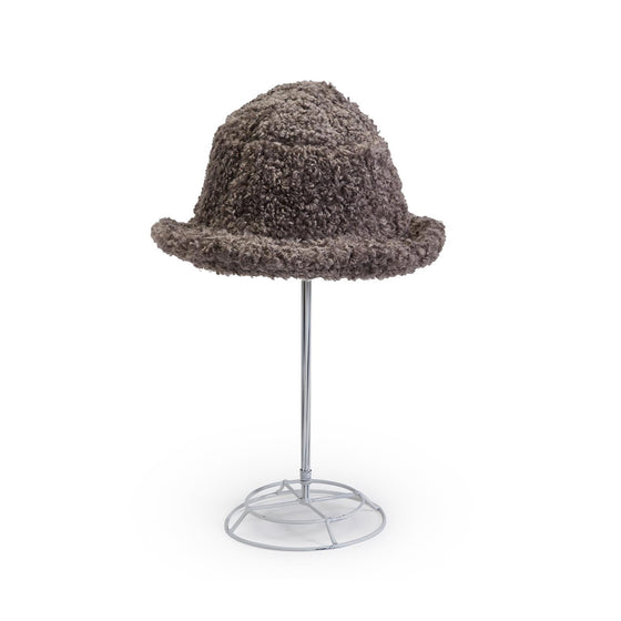 Curly Sherpa Textured Bucket Hat