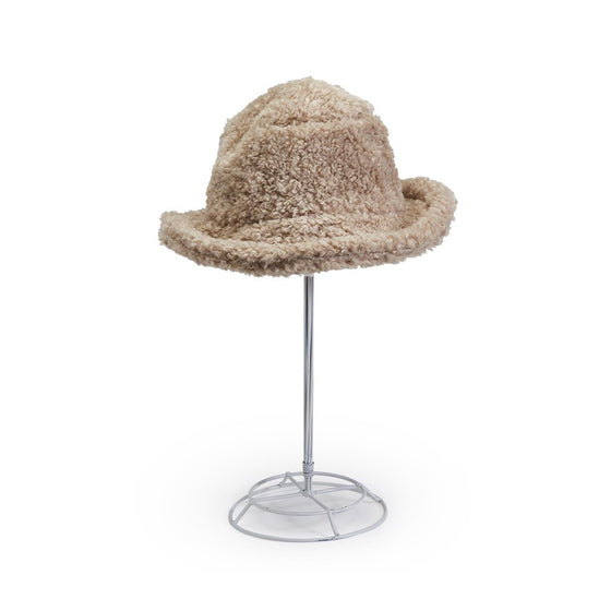 Curly Sherpa Textured Bucket Hat