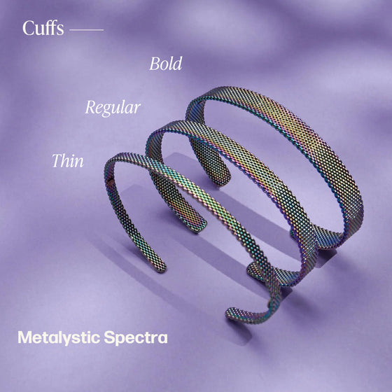 Metalystic Mesh Cuff - Sapphire