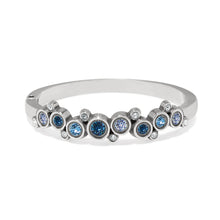  Constella Hinged Blue Bangle