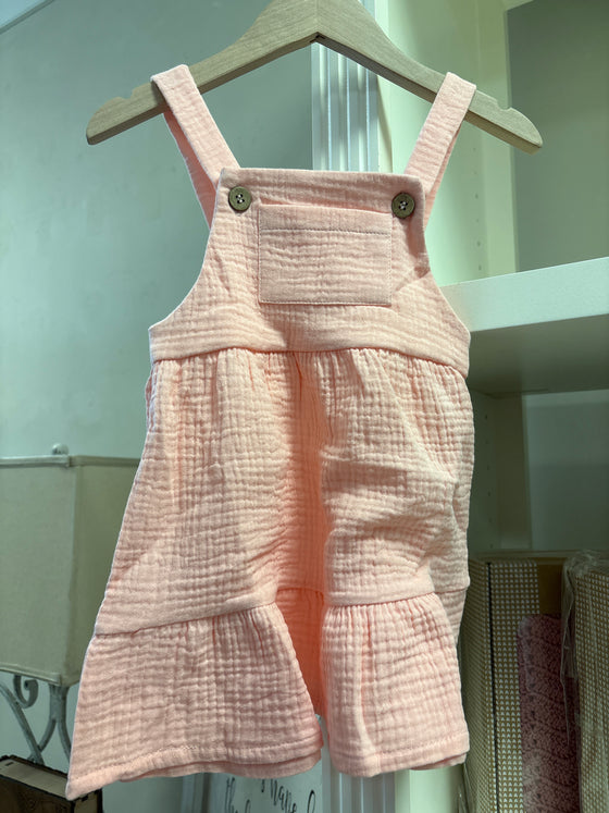 Newcastle Muslin Baby Dress (Pink) (12-18 Months)