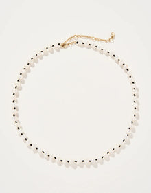  Pearl Rope Necklace Pearl/Black