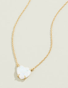  Opaline Heart Necklace