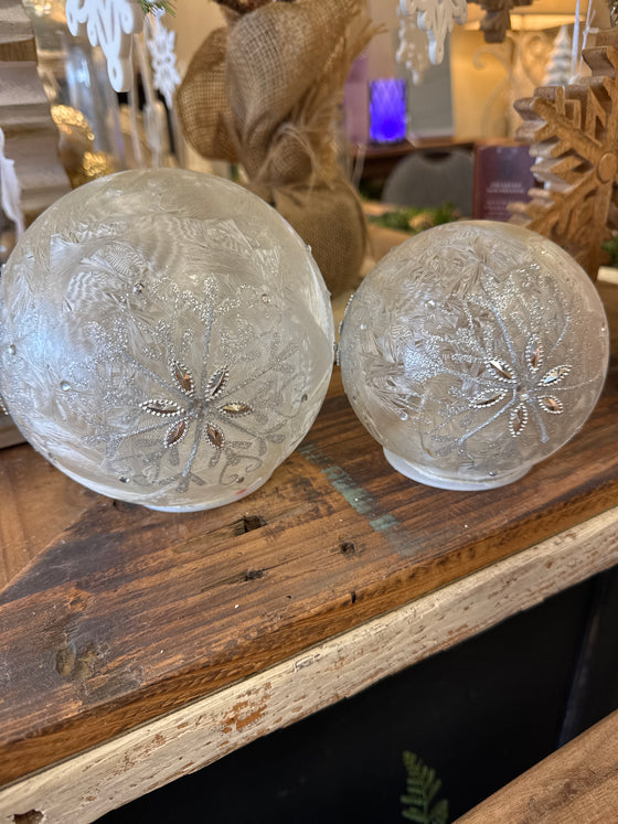 Ice Globe Set of 2