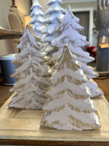  Wooden White Washed Tree