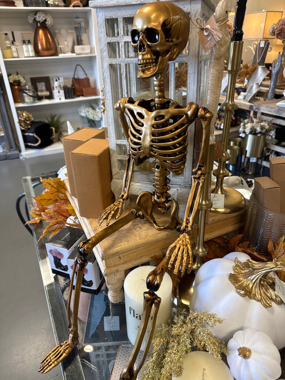 Posable 36” Gold Skeleton
