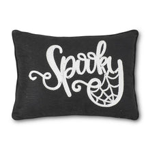  Black Rectangular Spooky Pillow