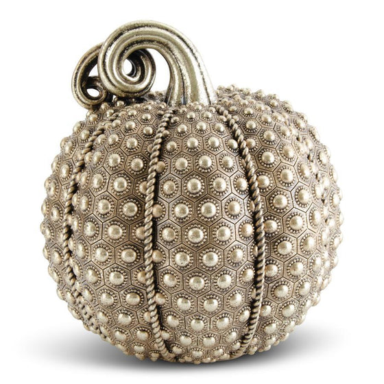 Antique Gold Textured Pumpkin