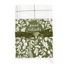 White & Green Christmas Towel Set