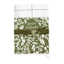  White & Green Christmas Towel Set