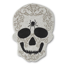  Handcrafted Beaded Halloween Skull Placemat