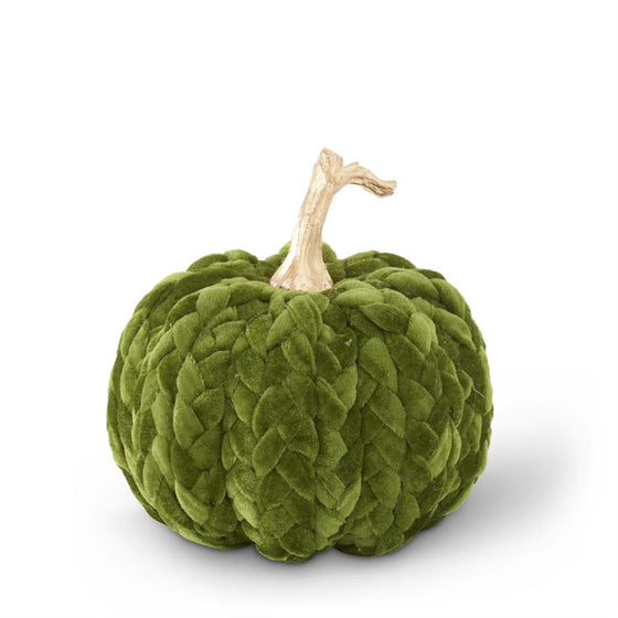 Green Braided Pumpkin