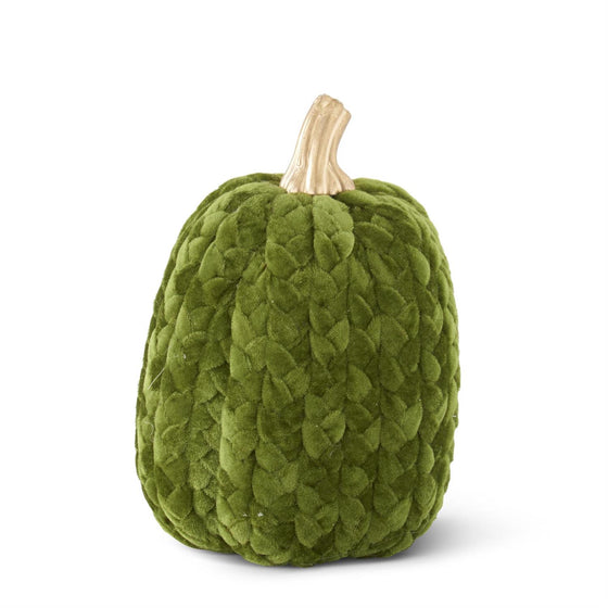 Green Braided Pumpkin