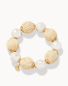  Bahia Stretch Bracelet Pearl/Natural