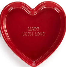  Demdaco Heart Pie Dish