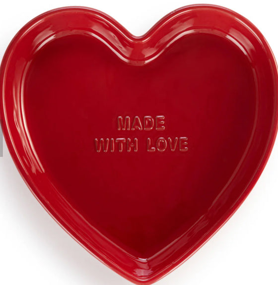 Demdaco Heart Pie Dish