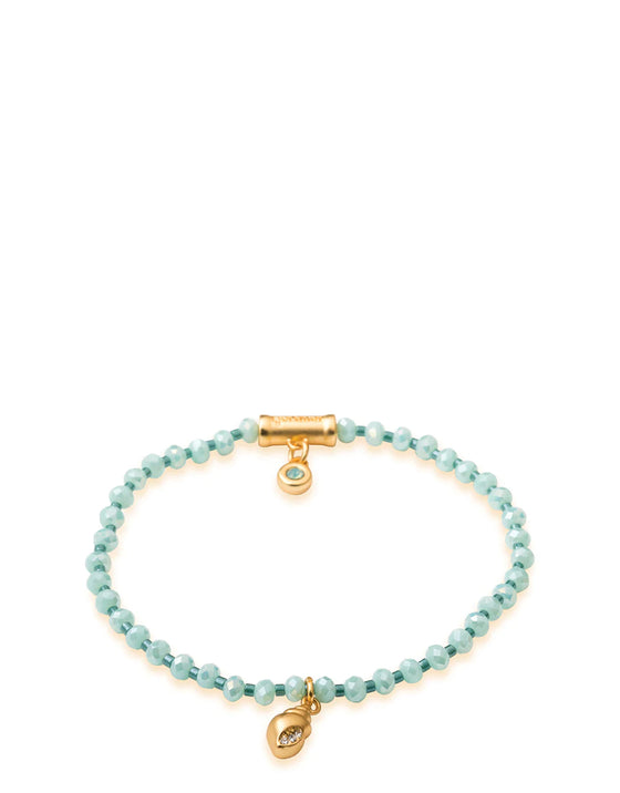 Twinkle Stretch Bracelet Sea Foam/Shell