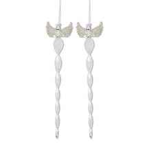  Glass Icicle Angel Ornament