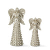 Antique Silver Dot Embellished Angels