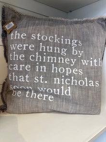  “Stockings Hung” Pillow
