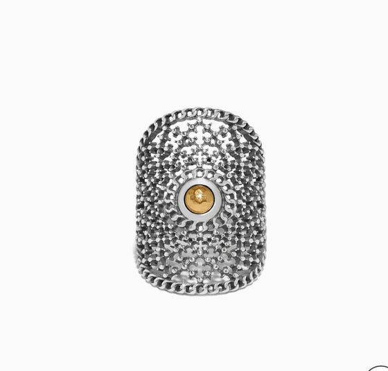 Ferrara Segreta Two Tone Ring