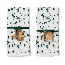  Winter Scene Dish Towel and Cookie Cutter Set