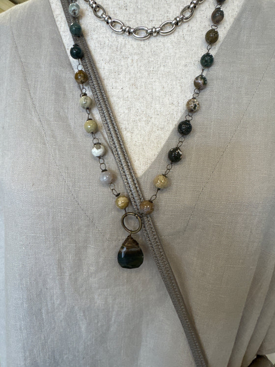 Anju Bloodstone Necklace