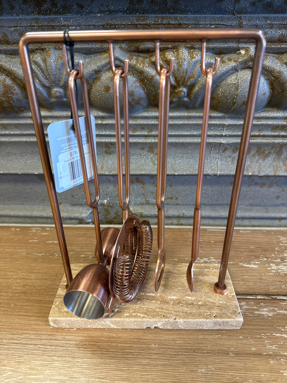 Copper Bar Tools w/ Stand