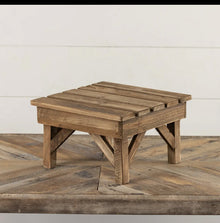  12” Wood Plank Riser