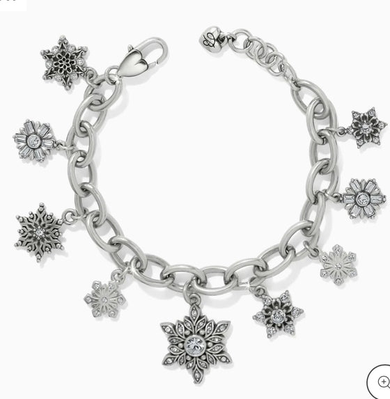 Crystal Flurry Charm Bracelet