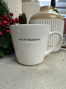  “Cup Of….” White Mugs
