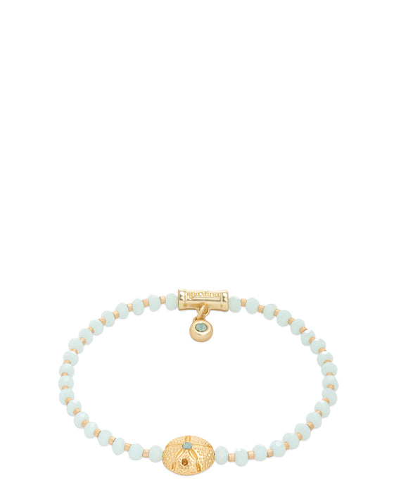 Twinkle Stretch Bracelet Pale Blue/Sand Dollar