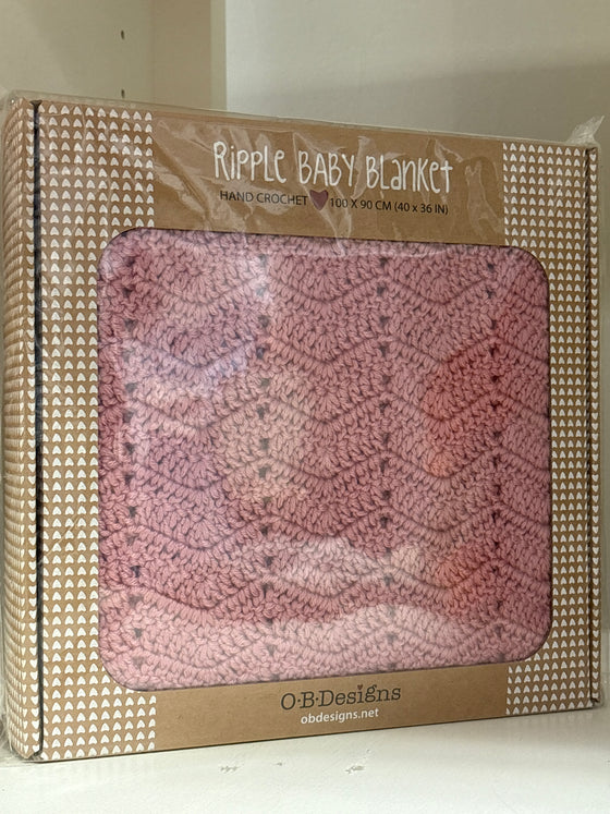 OB Designs Handmade Crocheted Blanket